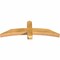 Ekena Millwork Bellingham Rough Sawn Timber Gable Bracket, Western Red Cedar, 48"W x 16"H x 4"D x 4"F, 8/12 Pitch GBW048X16X0404BEL00RWR - alternate 2